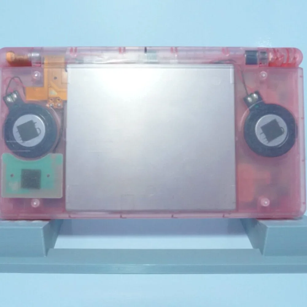 Nintendo DS Lite Transparent Clear Cherry Pink Handheld System with Charger